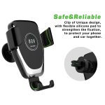 C6 Schwerkraft-Induktions-Auto-Qi-Wireless-Ladegerät, schnelles Aufladen, Lüftungsschlitz-Telefonhalter – Bild 7