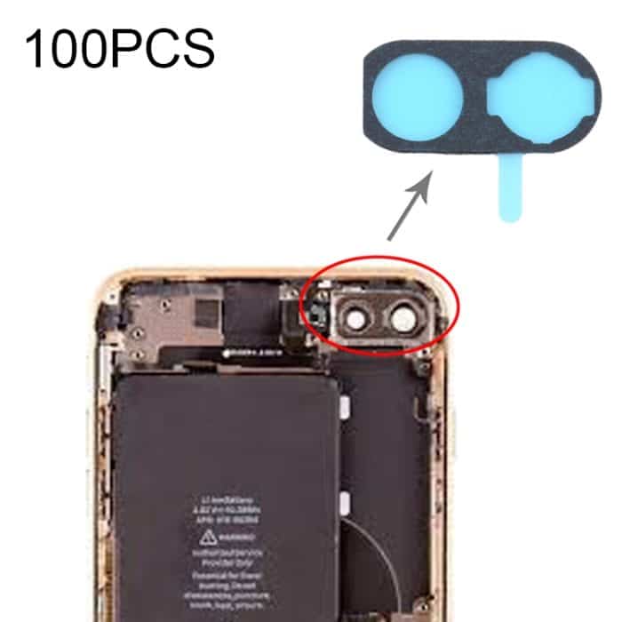 IP7G0606.jpg 100 PCS Rückkamera Staubdichte Schwammschaumpads für iPhone 8 Plus – Bild 1