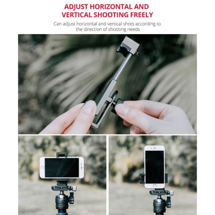 YELANGU PC03 Klappbarer Telefonhalter, horizontale vertikale Aufnahme, Telefonklemmenhalter, PC03 – Bild 5