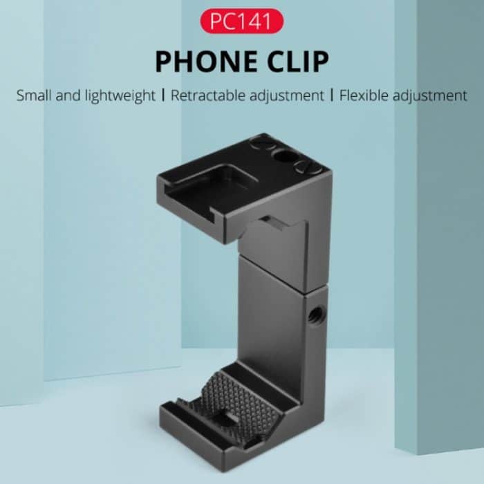 YELANGU PC141 Auto-Teleskop-Telefonhalter im Frühlingsstil mit Kaltschuh-Basishalterung, PC141 – Bild 2