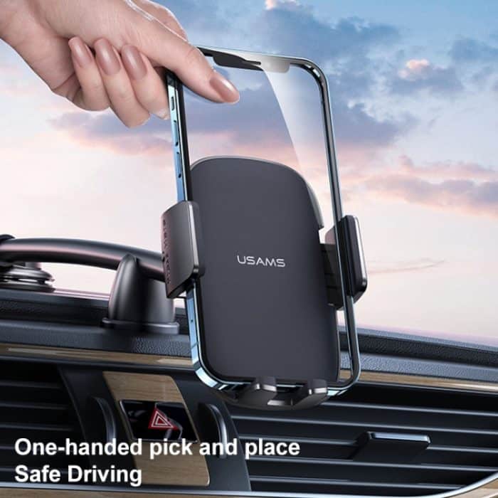 USAMS US-ZJ065 Car Center Console Windshield Mobiltelefonhalter – Bild 3