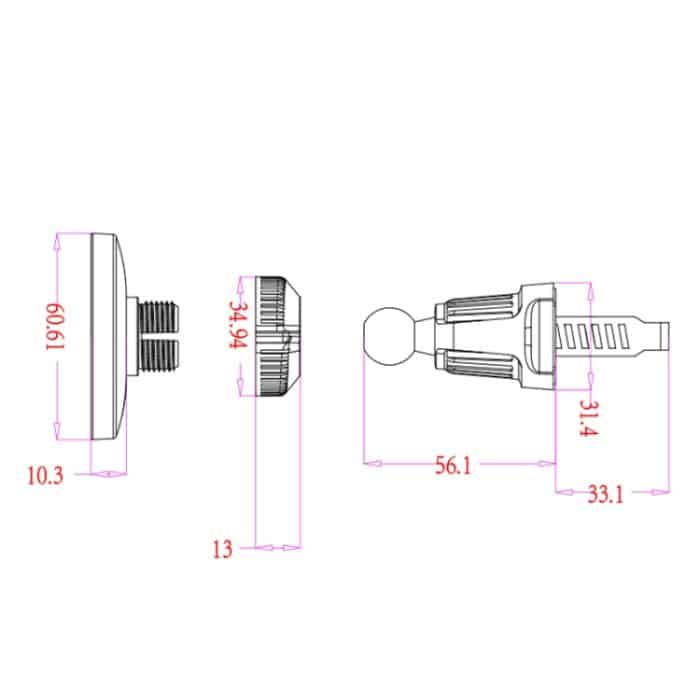 Wlons Air Outlet Transparenter magnetischer Autohalter – Bild 2