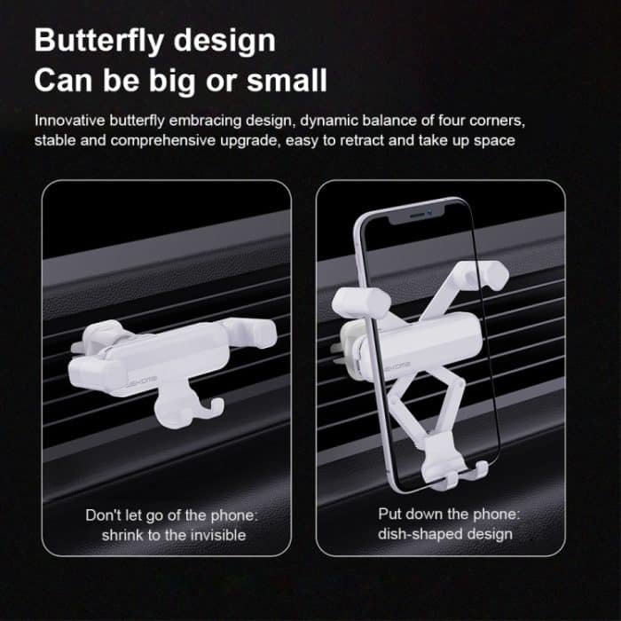 WK WA-S41 iDeal-Serie Auto-Schwerkrafthalterung Kfz-LuftauslassklappungMobil-Telefonhalterung – Bild 7