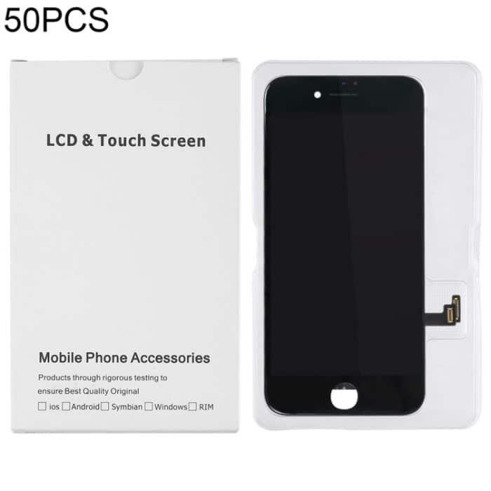 IP8F0224.jpg 50 PCS Kartonverpackung White Box für iPhone 8/7 LCD-Bildschirm und Digitizer-Vollmontage – Bild 1