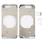 Transparente Rückseite mit Kameraobjektiv, SIM-Kartenfach und Seitentasten für iPhone 8, For iPhone 8 (Transparent Back), For iPhone 8 (Transparent White), For iPhone 8 (Transparent Gold), For iPhone 8 (Transparent Red)