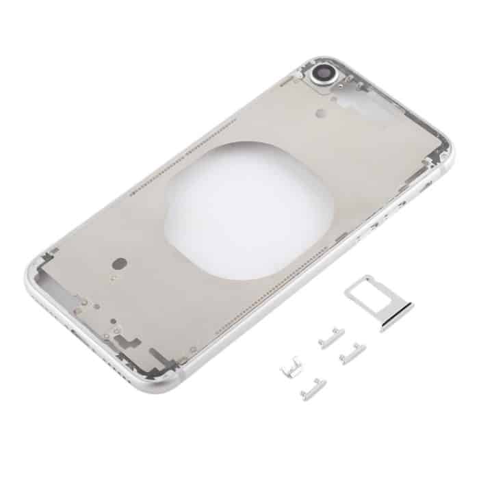 Transparente Rückseite mit Kameraobjektiv, SIM-Kartenfach und Seitentasten für iPhone 8, For iPhone 8 (Transparent Back), For iPhone 8 (Transparent White), For iPhone 8 (Transparent Gold), For iPhone 8 (Transparent Red) – Bild 2
