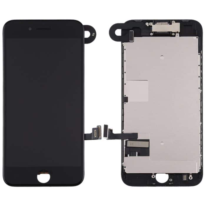 Die komplette LCD-Bildschirm- und Digitizer-Baugruppe umfasst die Frontkamera für das iPhone 8, i8 White with Front Camera, i8 Black with Front Camera – Bild 3