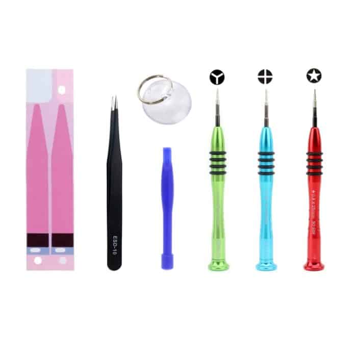 IP8F4222.jpg JIAFA JF-8163 7-in-1-Werkzeugset zur Reparatur von Batterien für iPhone 8 – Bild 1