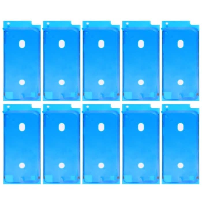 10 Stück LCD-Rahmenblende, wasserfest, selbstklebend, Aufkleber für iPhone 8, 10 PCS for iPhone 8 White, 10 PCS for iPhone 8 Black – Bild 1