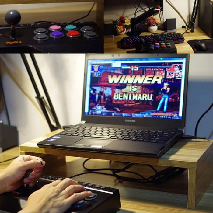 PXN PXN-0082 Gladiator Street Machine Spielgriff Rocker Controller für Nintendo Switch / PC / Android-System / PS3 / PS4 / XboxOne – Bild 11