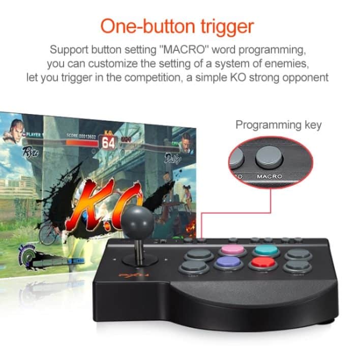 PXN PXN-0082 Gladiator Street Machine Spielgriff Rocker Controller für Nintendo Switch / PC / Android-System / PS3 / PS4 / XboxOne – Bild 6