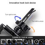 USAMS US-ZJ058 Einziehbarer Schwerkraftwagenhalter für 4,7 - 7 Zoll Smartphones – Bild 6