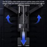 USAMS US-ZJ058 Einziehbarer Schwerkraftwagenhalter für 4,7 - 7 Zoll Smartphones – Bild 8