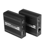 Measy ET100 HDMI Extender Sender + Empfänger Konverter Ethernet-Kabel, Übertragungsentfernung: 70 m, 1080P 70m