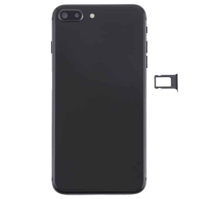 Akku-Rückabdeckung mit Seitentasten, Vibration, Lautsprecher, Klingelton, Ein-/Aus-Taste, Lautstärketaste, Flexkabel und Kartenfach für iPhone 8 Plus, For iPhone 8 Plus, For iPhone 8 Plus (Full Assembly) – Bild 2