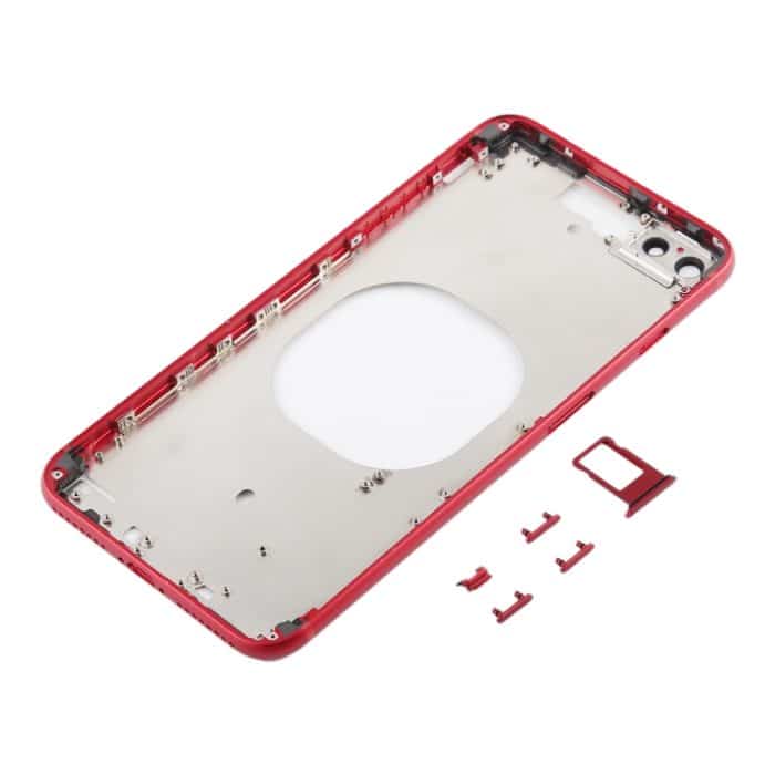 Transparente Rückseite mit Kameraobjektiv, SIM-Kartenfach und Seitentasten für iPhone 8 Plus, For iPhone 8 Plus (Transparent Back), For iPhone 8 Plus (Transparent White), For iPhone 8 Plus(Transparent Gold), For iPhone 8 Plus(Transparent Red) – Bild 3