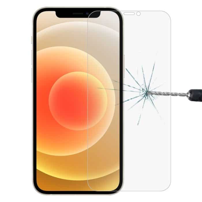 IP8P0288.jpg Für iPhone 12/12 Pro 0,26 mm 9H 2,5D gehärtete Glasfolie (offenes Loch) – Bild 1