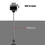 2 in 1 faltbares Bluetooth-Auslöser-Fernbedienungs-Selfie-Stick-Stativ für iPhone und Android-Telefone, L01 – Bild 4