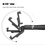 2 in 1 faltbares Bluetooth-Auslöser-Fernbedienungs-Selfie-Stick-Stativ für iPhone und Android-Telefone, L01 – Bild 5