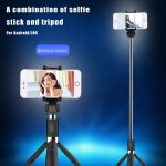 2 in 1 faltbares Bluetooth-Auslöser-Fernbedienungs-Selfie-Stick-Stativ für iPhone und Android-Telefone, L01 – Bild 7