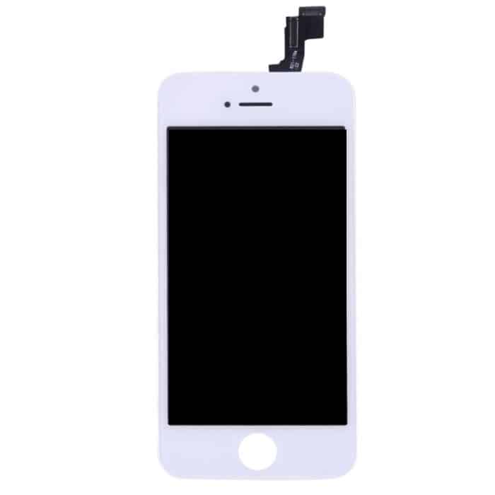Vollständige Montage von LCD-Bildschirm und Digitalisierer für iPhone SE, SE White, SE Black – Bild 2