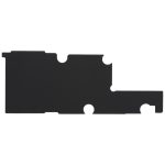 10 PCS Motherboard Back Schwarzer Aufkleber für iPhone X.