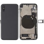 Baugruppe der hinteren Batterieabdeckung mit Seitentasten, Vibration, Lautsprecher, Klingelton, Ein-/Aus-Taste, Lautstärketaste, Flexkabel, Kartenfach und Batteriekleber für iPhone X, For iPhone X