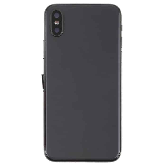 Baugruppe der hinteren Batterieabdeckung mit Seitentasten, Vibration, Lautsprecher, Klingelton, Ein-/Aus-Taste, Lautstärketaste, Flexkabel, Kartenfach und Batteriekleber für iPhone X, For iPhone X – Bild 2