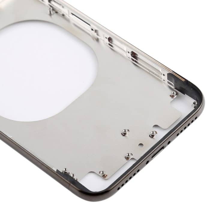 Transparente Rückseite mit Kameraobjektiv, SIM-Kartenfach und Seitentasten für iPhone X, For iPhone X (Transparent Back), For iPhone X (Transparent White) – Bild 5