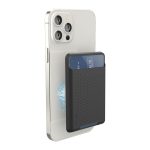 Für iPhone 13-Serie / iPhone 12-Serie Silikon-Brieftaschen-Beutel-Kartenetui Anti-Entmagnetisierungs-Kartenhalter Magsafing-Magnetaufkleber