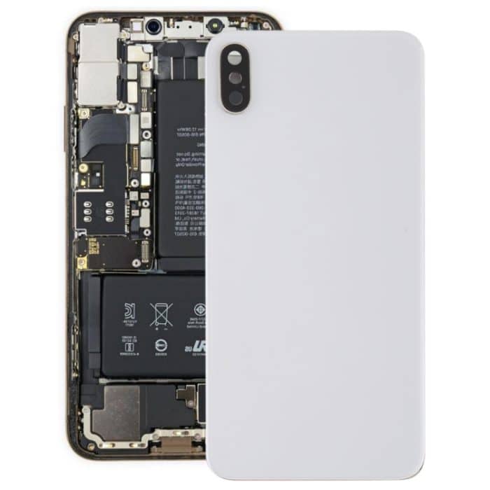 Akku-Rückabdeckung mit hinterer Kamerablende, Linse und Kleber für iPhone XS Max, For iPhone XS Max with Adhesive – Bild 1