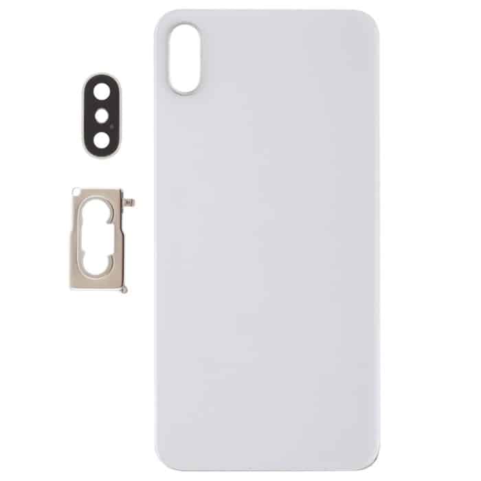 Akku-Rückabdeckung mit hinterer Kamerablende, Linse und Kleber für iPhone XS Max, For iPhone XS Max with Adhesive – Bild 2