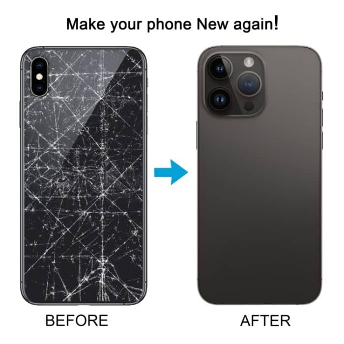 Rückseitige Abdeckung mit iP14 Pro Max-Imitation-Aussehen für iPhone XS Max, For iPhone XS Max to iP14 Pro Max – Bild 2