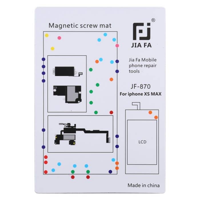 JIAFA JF-870 Magnetpad-Schraubbrett für iPhone XS max – Bild 2