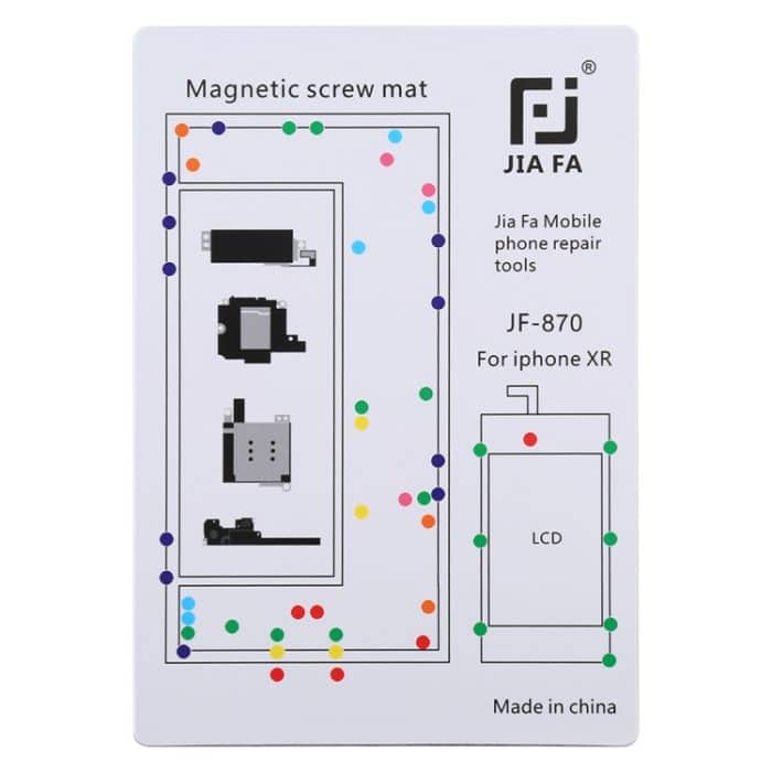 JIAFA JF-870 Magnetpad-Schraubbrett für iPhone XR – Bild 1