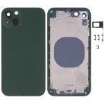 Hintere Gehäuseabdeckung mit iP13-Optik für iPhone XR, For iPhone XR to i13(Green)