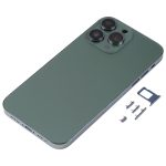 Rückseite des Gehäuses mit galvanisiertem Rahmen und optischer Nachahmung des iP13 Pro für das iPhone XR, for iPhone XR(Electroplated Frame ,Green) – Bild 2