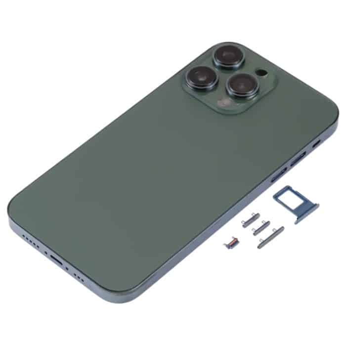 Rückseitige Gehäuseabdeckung aus Edelstahl mit optischer Nachahmung des iP13 Pro für das iPhone XR, for iPhone XR(Stainless Steel Material,Green) – Bild 2