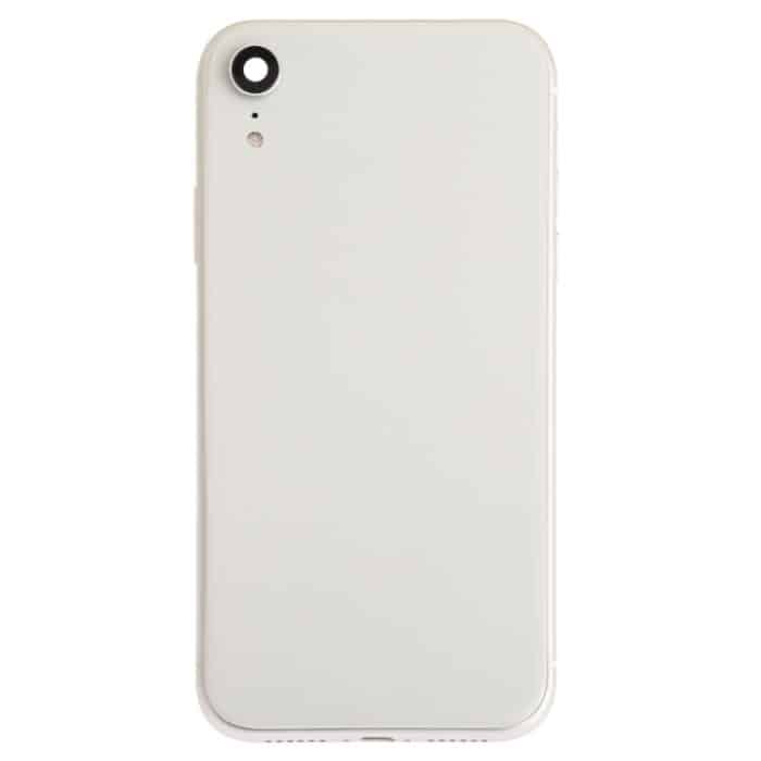 Baugruppe der hinteren Batterieabdeckung (mit seitlichen Tasten, Lautsprecher, Klingelton, Motor, Kameraobjektiv, Kartenfach, Ein-/Aus-Taste, Lautstärketaste, Ladeanschluss, Signal-Flexkabel und kabellosem Lademodul) für iPhone XR... – Bild 2