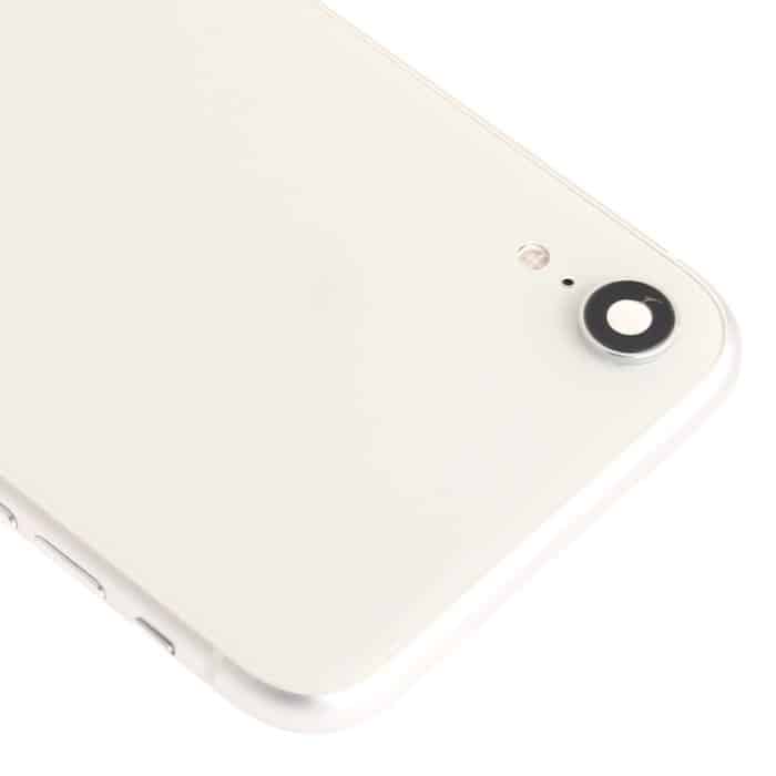 Baugruppe der hinteren Batterieabdeckung (mit seitlichen Tasten, Lautsprecher, Klingelton, Motor, Kameraobjektiv, Kartenfach, Ein-/Aus-Taste, Lautstärketaste, Ladeanschluss, Signal-Flexkabel und kabellosem Lademodul) für iPhone XR... – Bild 4