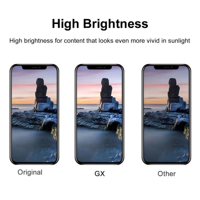 GX Soft OLED LCD-Bildschirm für iPhone XS mit Digitizer-Vollmontage – Bild 4