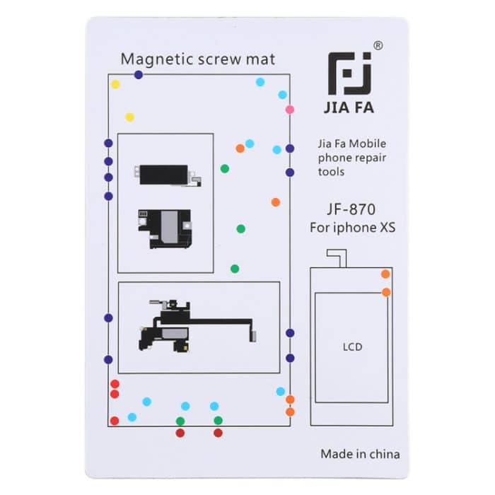JIAFA JF-870 Magnetpad-Schraubbrett für iPhone XS – Bild 1