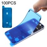 100 PCS LCD Frame Lünette Wasserdichte Aufkleber für iPhone XS
