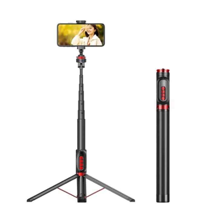 Aluminiumlegierung Handy Bluetooth Selfie Stick Live Floor Stativhalterung, Höhe: 1,8m – Bild 1