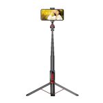 Aluminiumlegierung Handy Bluetooth Selfie Stick Live Floor Stativhalterung, Höhe: 1,8m – Bild 2