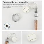 SDS-A23 15 LEDs ABS-Temperatursensor Negative Ionen RGB-LED-Duschkopf, Größe: 23 x 6,5 x 5,8 cm, Schnittstelle: 20 mm – Bild 5