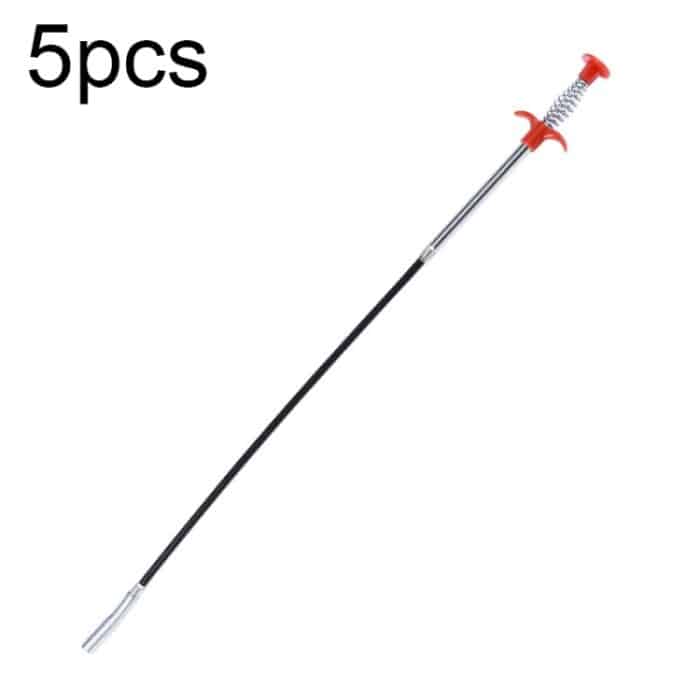 KAP1784.jpg 5 Stück multifunktionaler Greifer mit vier Klauen, biegbarer Schlauch, Kanalbagger, Spezifikation: 300 cm – Bild 1