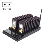 QC100 999 Channel Restaurant Wireless Paging Queuing-Anrufsystem mit 20 Call Coaster Pagern, EU-Stecker