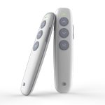 Doosl DSIT007 2,4 GHz wiederaufladbare Powerpoint-Präsentation Drahtloser Cliker-Fernbedienungsstift, Steuerentfernung: 100 m (weiß) – Bild 2