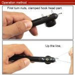 Fishing Line String Knotter Angelhaken-Bindegerät Manuelles Knotenbindungswerkzeug – Bild 4